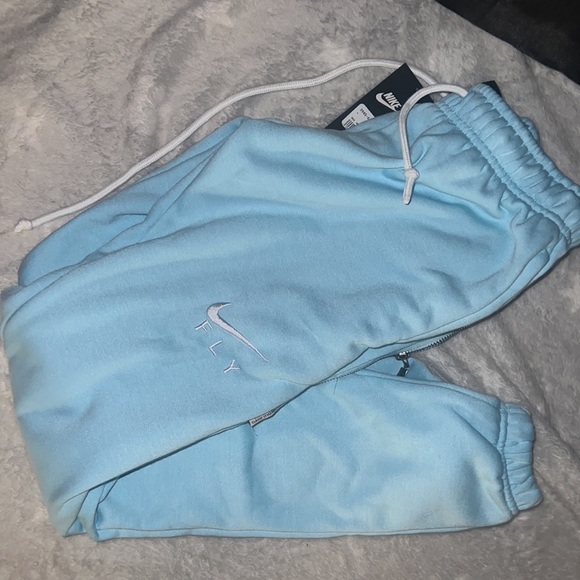 BRAND NEW NIKE JOGGER SWEAT PANTS BABY BLUE / UNISEX - Picture 8 of 9